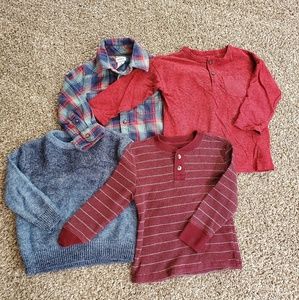 Baby boys long sleeve bundle!